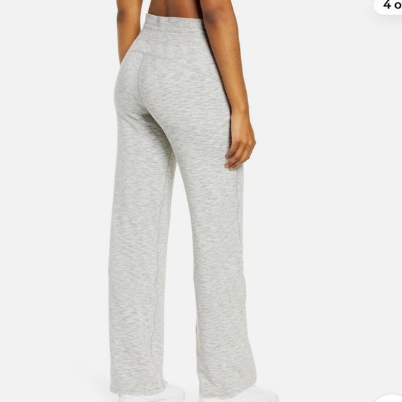 Zella Peaceful Wide Leg Sweatpants - Grey Light Heather - 3X - Picture 2 of 12